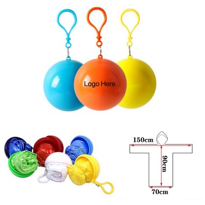 Ball Shape Disposable Raincoat Pouches